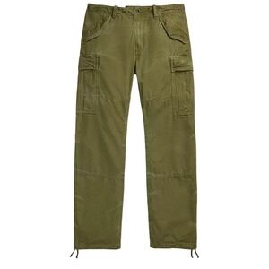 Polo Ralph Lauren Surplus Division Cargo Pants Olive Green Men 38 30 Slim Fit Nw